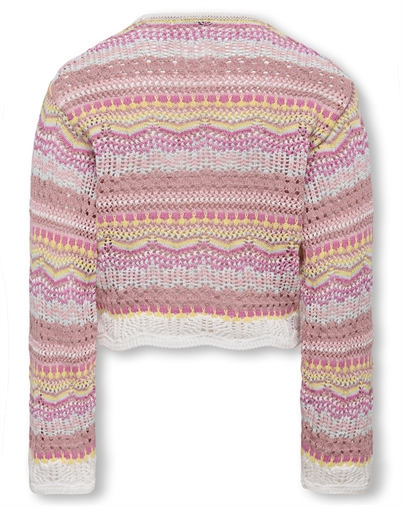 Kids Only - KOGLouise Structure Pullover Strik - Elegance/ Sunlight